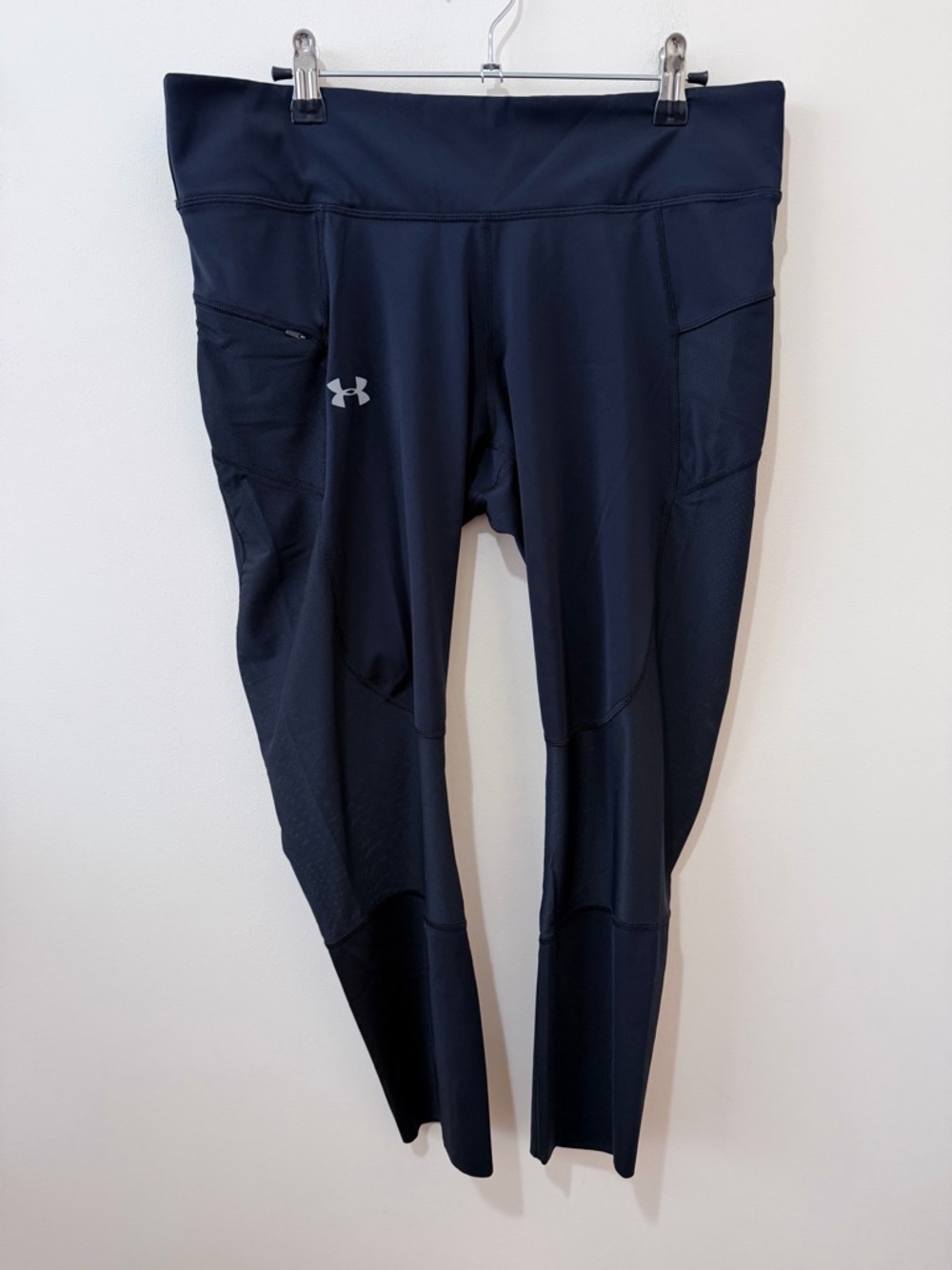 Under Armour Leggings Gym Workout Athleisure Black Size XL